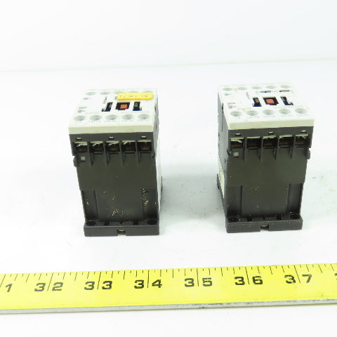 Siemens 3RH1131-1BB40 600V 10A Contactor 24VDC Coil Lot Of 2