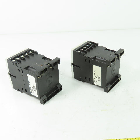Siemens 3RH1131-1BB40 600V 10A Contactor 24VDC Coil Lot Of 2