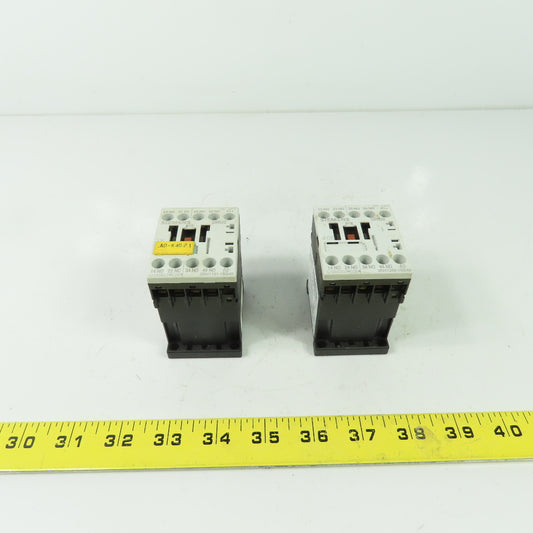 Siemens 3RH1131-1BB40 600V 10A Contactor 24VDC Coil Lot Of 2