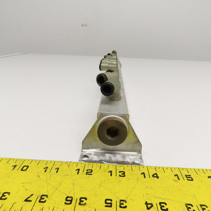 15 Port G1/4 x G1/2 Aluminum Low Pressure Manifold