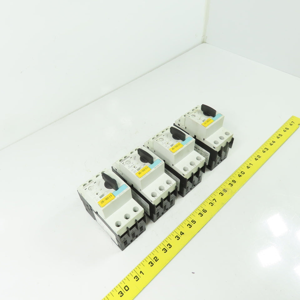 Siemens 3RV1021-1EA10 600V 2.8-4A Manual Motor Controller Lot Of 4