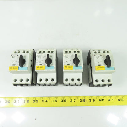 Siemens 3RV1021-1EA10 600V 2.8-4A Manual Motor Controller Lot Of 4