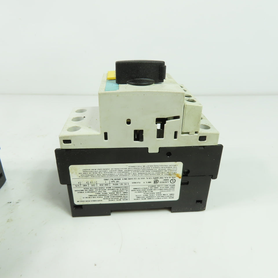 Siemens 3RV1021-1EA10 600V 2.8-4A Manual Motor Controller Lot Of 4
