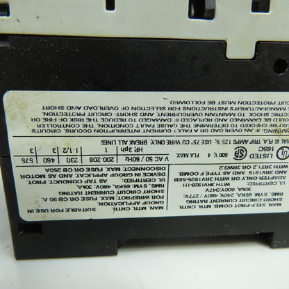Siemens 3RV1021-1EA10 600V 2.8-4A Manual Motor Controller Lot Of 4