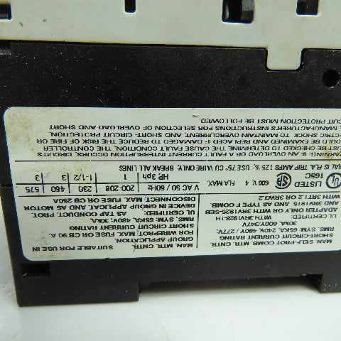 Siemens 3RV1021-1EA10 600V 2.8-4A Manual Motor Controller Lot Of 4