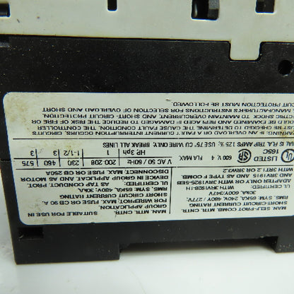 Siemens 3RV1021-1EA10 600V 2.8-4A Manual Motor Controller Lot Of 4