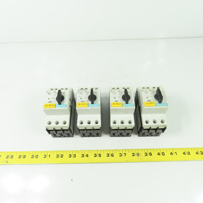 Siemens 3RV1021-1EA10 600V 2.8-4A Manual Motor Controller Lot Of 4
