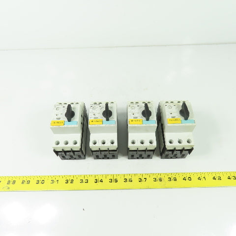 Siemens 3RV1021-1EA10 600V 2.8-4A Manual Motor Controller Lot Of 4