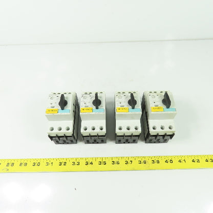 Siemens 3RV1021-1EA10 600V 2.8-4A Manual Motor Controller Lot Of 4