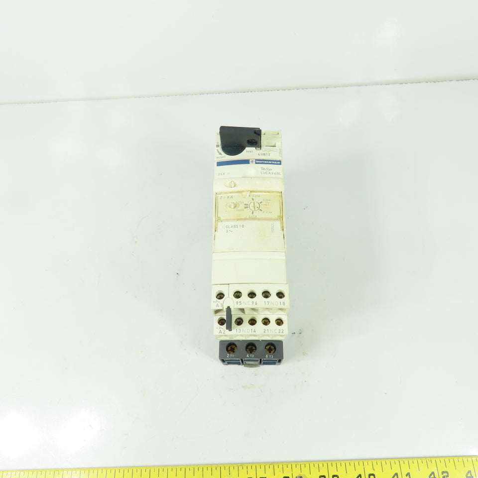 Telemecanique LUCAX6BL LUB12 Schneider Combination Motor Starter 600V 3Ph 12A