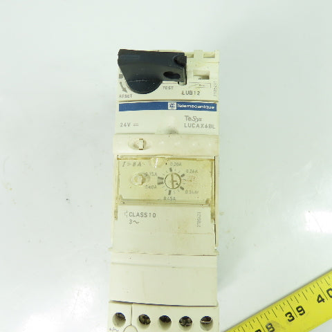 Telemecanique LUCAX6BL LUB12 Schneider Combination Motor Starter 600V 3Ph 12A