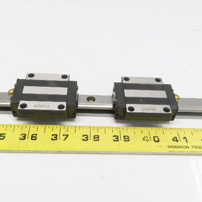 THK Y8A29 HSR15A2SS+400L (2)HSR15 Y8C07 Linear Bearing Blocks &400mm Long Rail