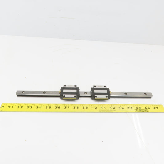 THK Y8A29 HSR15A2SS+400L (2)HSR15 Y8C07 Linear Bearing Blocks &400mm Long Rail