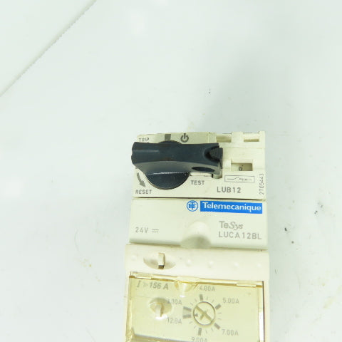 Telemecanique LUCA12BL LUB12 Schneider Combination Motor Starter 600V 3Ph 12A