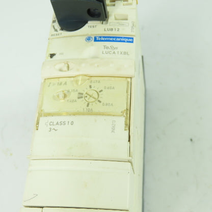 Telemecanique LUCA1XBL LUB12 Schneider Motor Starter Control Unit 600V 3Ph 12A