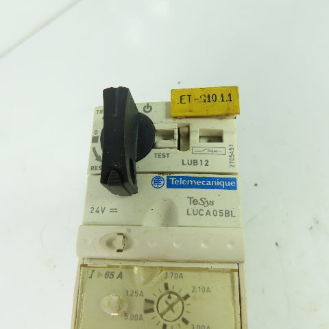 Telemecanique LUCA05BL LUB12 Schneider Motor Starter Control Unit 600V 3Ph 12A