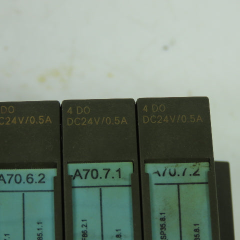Siemens 6ES7 132-4BD01-0AA0 Simatic S7 Digital Output Module 24VDC 0.5A Lot Of 8