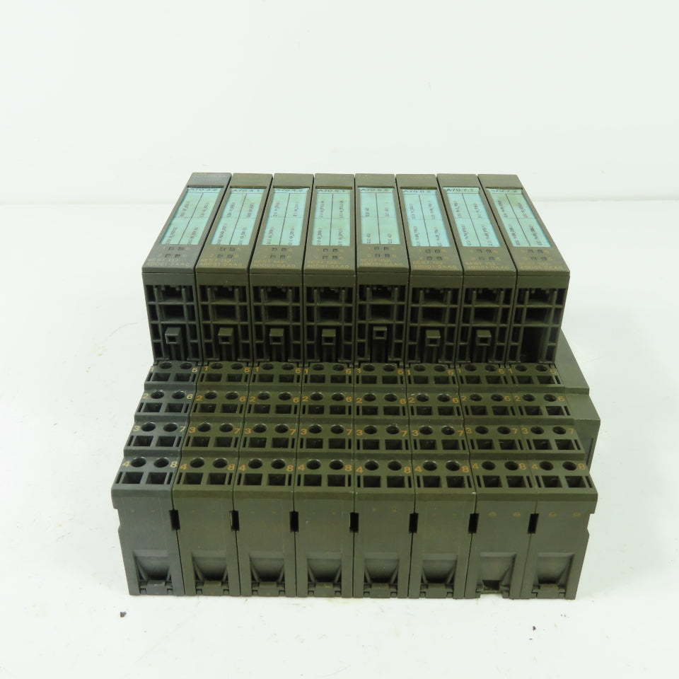 Siemens 6ES7 132-4BD01-0AA0 Simatic S7 Digital Output Module 24VDC 0.5A Lot Of 8