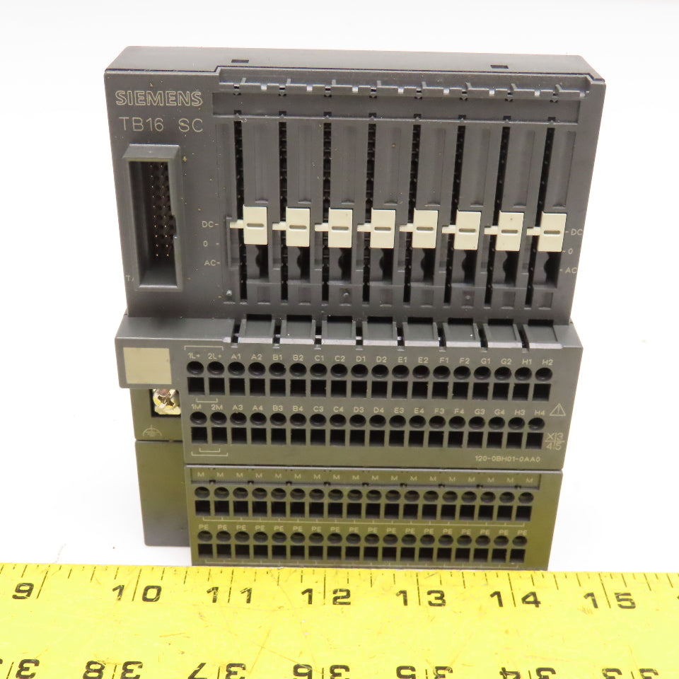 Siemens 6ES7120-2BH00-0AA0 Siematic SC Terminal Block TB16SC