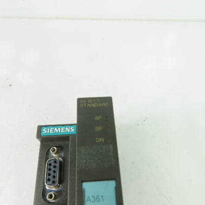Siemens 6ES7 151-1AA04-0AB0 Simatic S7 Interface Module 24VDC