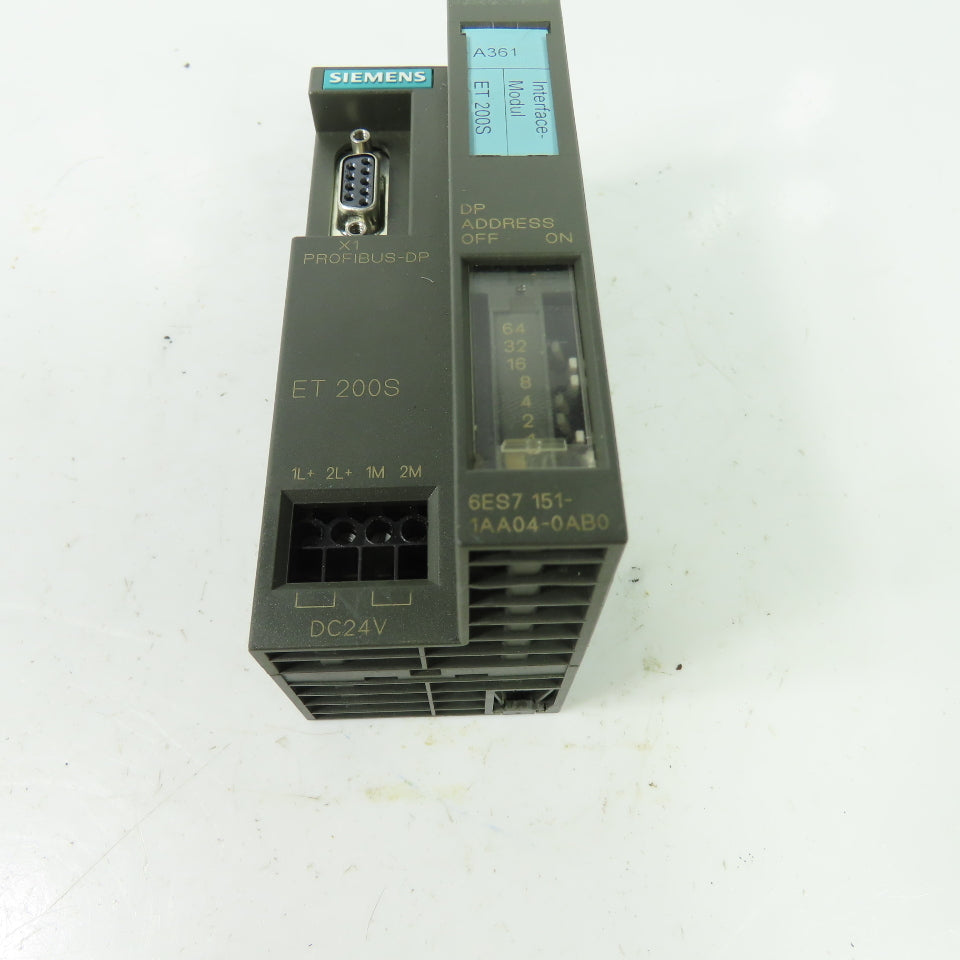 Siemens 6ES7 151-1AA04-0AB0 Simatic S7 Interface Module 24VDC