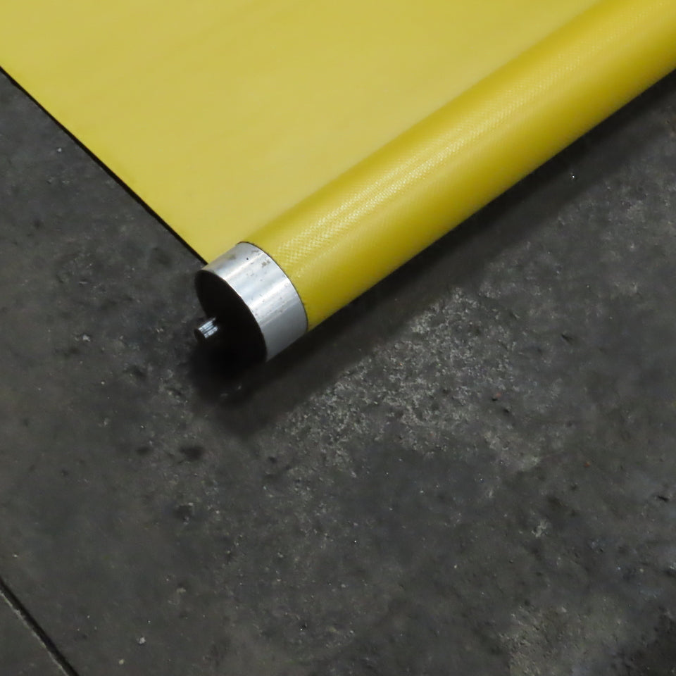 Yellow Welding Backdrop Safety Screen Curtain 104" Wide x 68" High