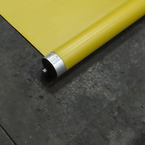 Yellow Welding Backdrop Safety Screen Curtain 104" Wide x 68" High
