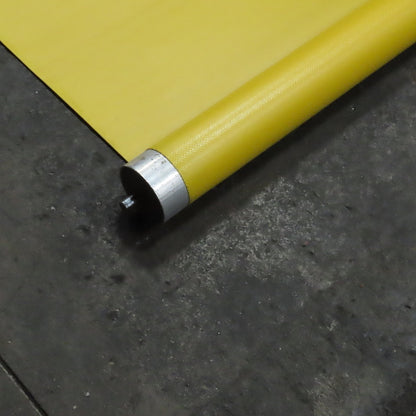 Yellow Welding Backdrop Safety Screen Curtain 104" Wide x 68" High