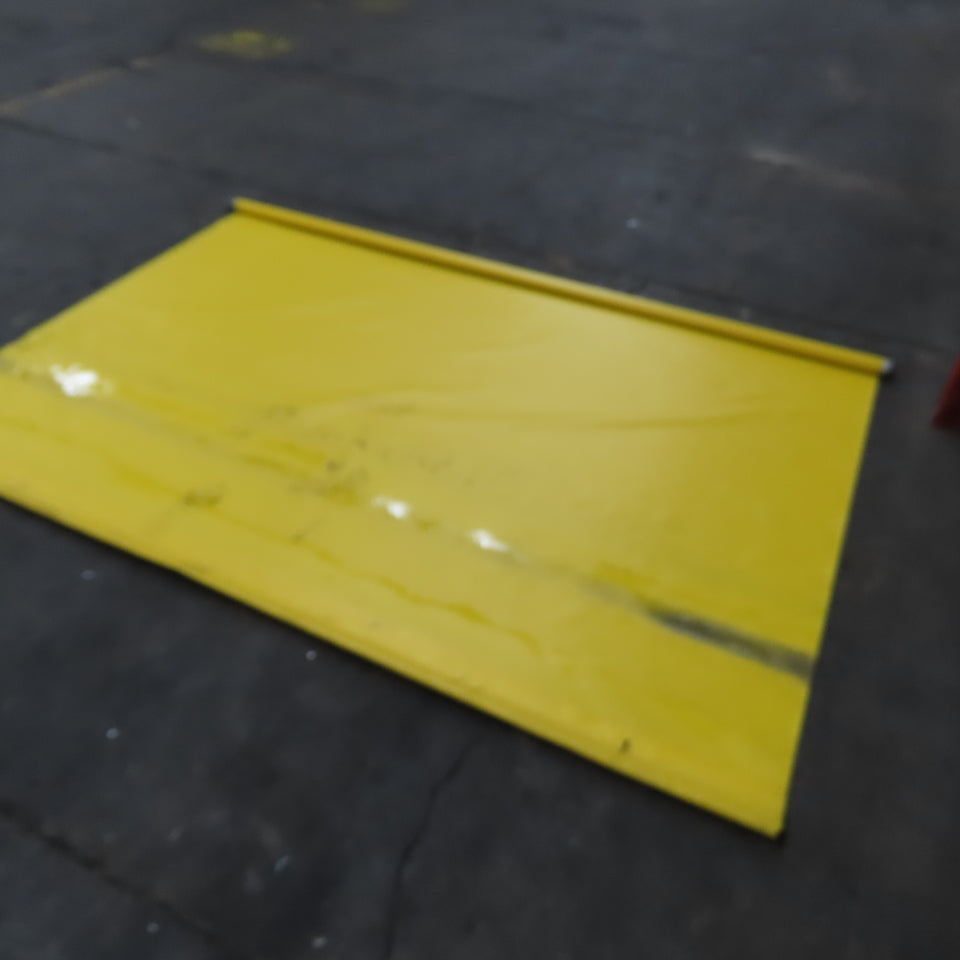 Yellow Welding Backdrop Safety Screen Curtain 104" Wide x 68" High
