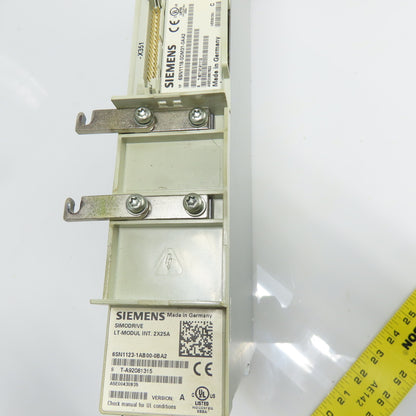 Siemens 6SN1118-0DM31-0AA2 Control Module Simodrive 6SN1123-1AB00-0BA2 LT Module