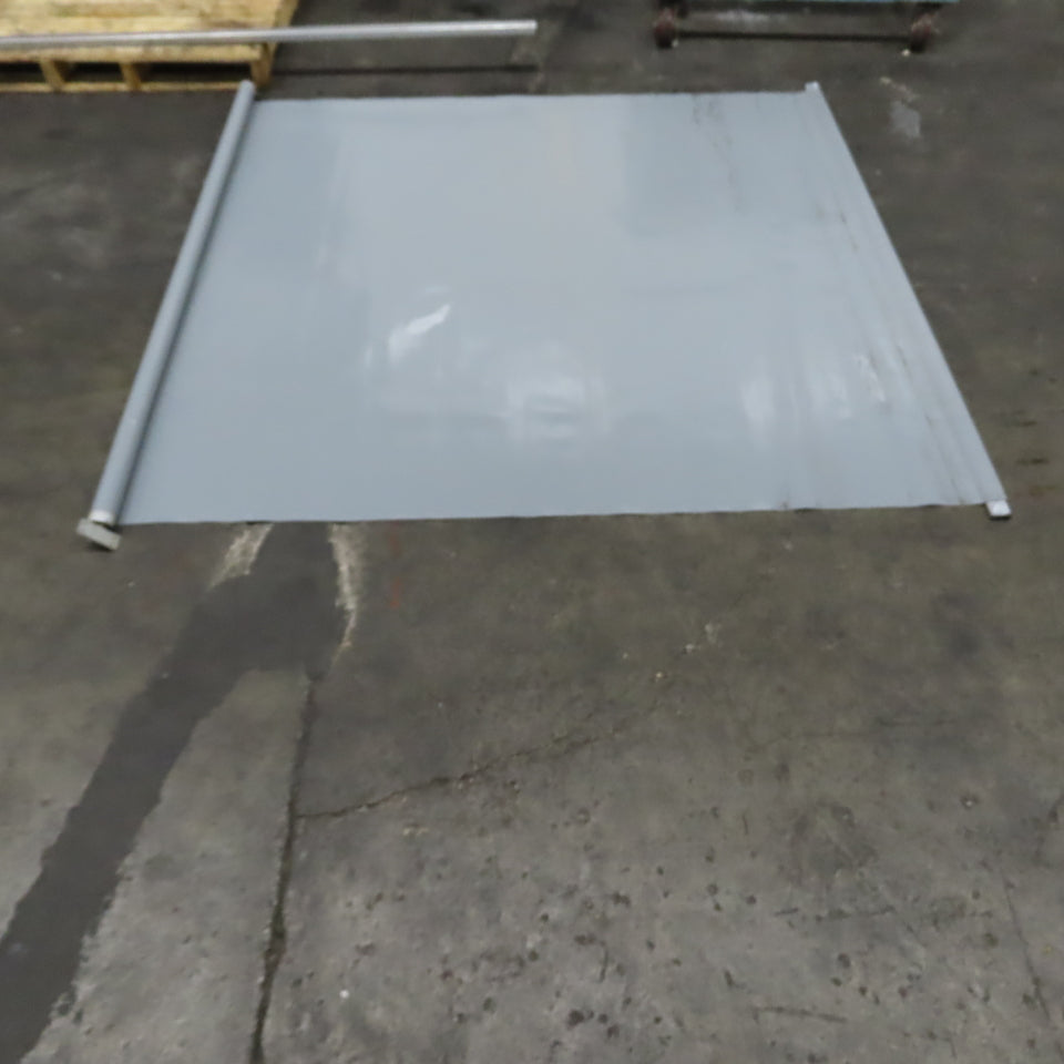 Grey Welding Backdrop Safety Screen Curtain 72" Wide x 72" High