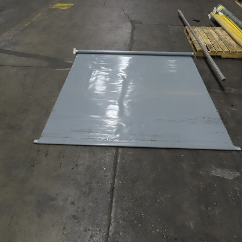 Grey Welding Backdrop Safety Screen Curtain 72" Wide x 72" High