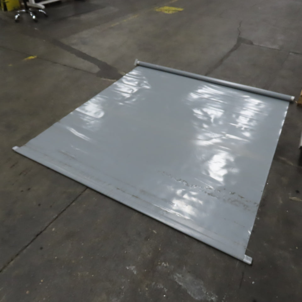 Grey Welding Backdrop Safety Screen Curtain 72" Wide x 72" High