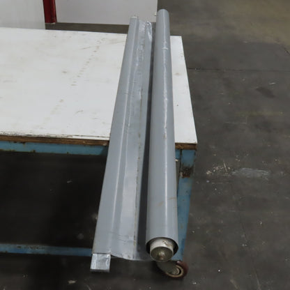 Grey Welding Backdrop Safety Screen Curtain 72" Wide x 72" High