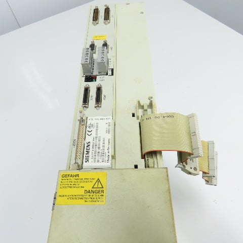 Siemens 6SN1118-0DM31-0AA1 Control Module Simodrive 6SN1123-1AB00-0CA2 Module