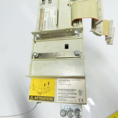 Siemens 6SN1118-0DM31-0AA1 Control Module Simodrive 6SN1123-1AB00-0CA2 Module