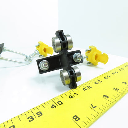 Conductix Motiv-8 C-Track Plastic Cable Trolley 1" Wide Lot Of 4