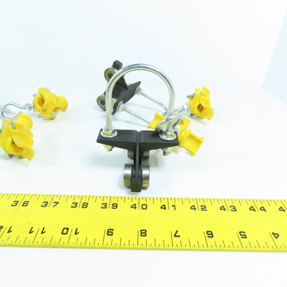 Conductix Motiv-8 C-Track Plastic Cable Trolley 1" Wide Lot Of 4