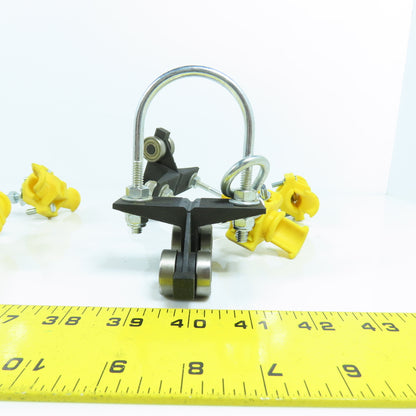 Conductix Motiv-8 C-Track Plastic Cable Trolley 1" Wide Lot Of 4