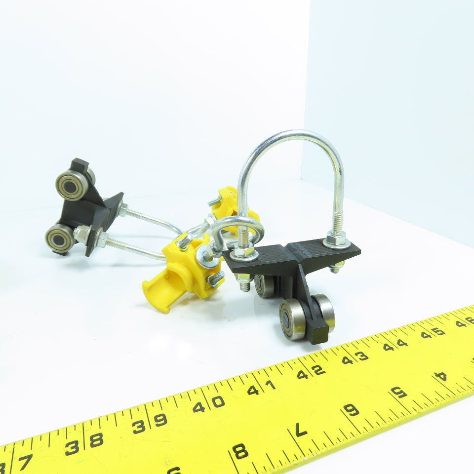 Conductix Motiv-8 C-Track Plastic Cable Trolley 1" Wide Lot Of 4