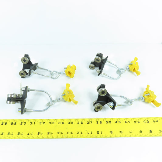 Conductix Motiv-8 C-Track Plastic Cable Trolley 1" Wide Lot Of 4