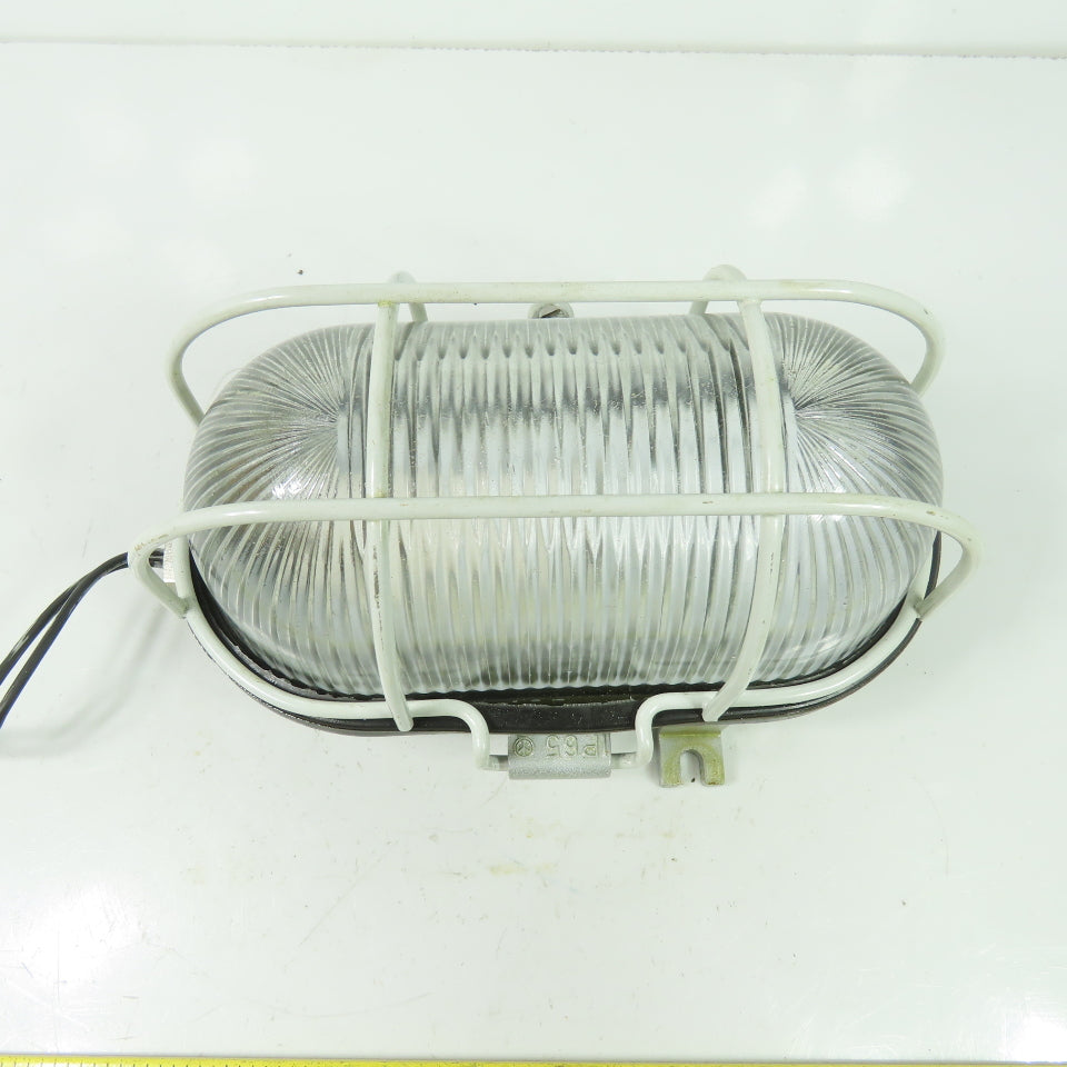 A 2601210 SDAVAV Oval Bulkhead Machine Light W/ Steel Guard