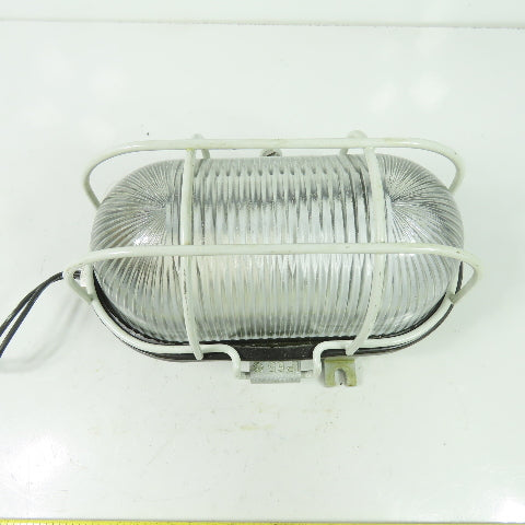 A 2601210 SDAVAV Oval Bulkhead Machine Light W/ Steel Guard