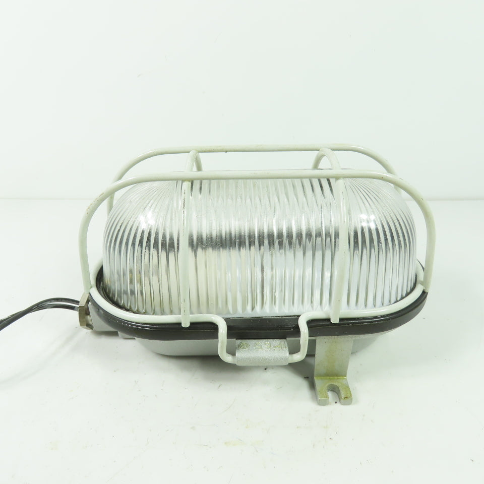 A 2601210 SDAVAV Oval Bulkhead Machine Light W/ Steel Guard