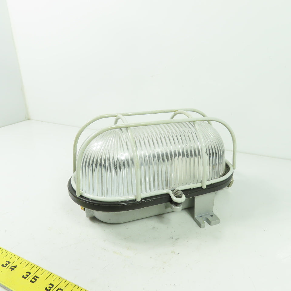 A 2601210 SDAVAV Oval Bulkhead Machine Light W/ Steel Guard