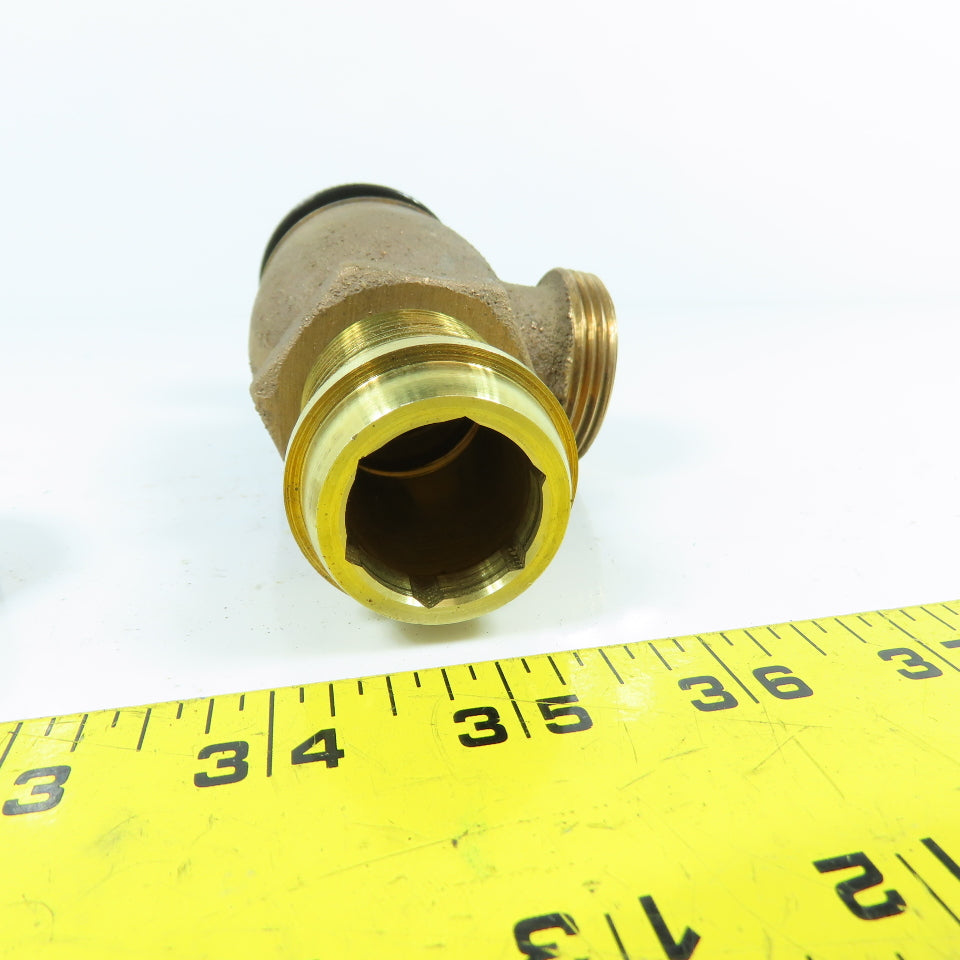 Sterling 1-1/2" x 1" Right Angle Brass Regulator Valve