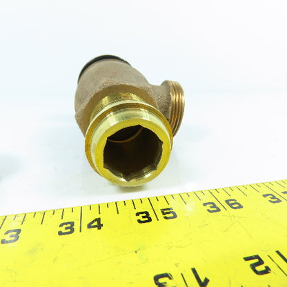 Sterling 1-1/2" x 1" Right Angle Brass Regulator Valve