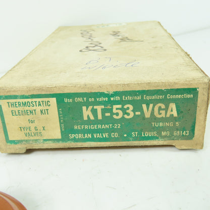 Sporlan KT-53-VGA Thermostatic Element Repair Kit 5' Tubing