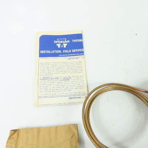 Sporlan KT-53-VGA Thermostatic Element Repair Kit 5' Tubing