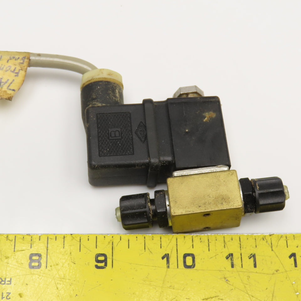AVS Romer EAV-111-C15-1/8B 1/8" Compression Tube Solenoid Valve 110V 50/60Hz